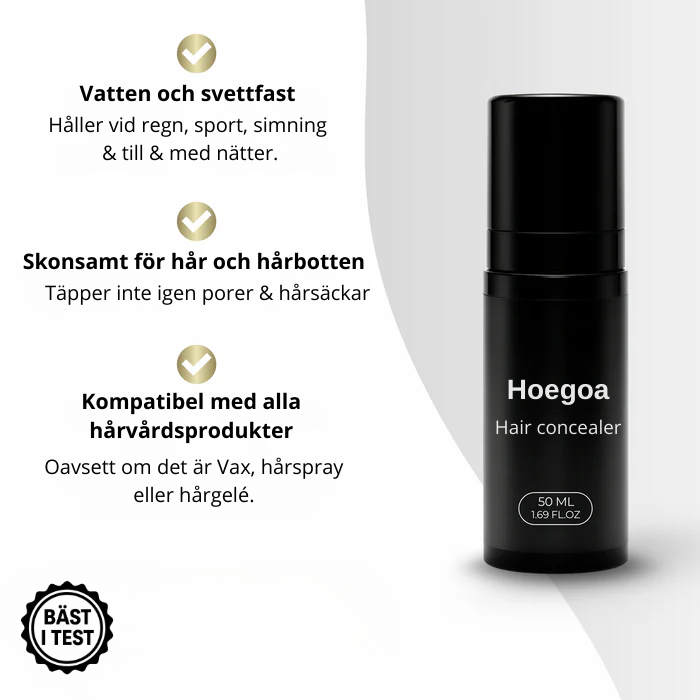 Hoegoa – Fullt hår. Fullt självförtroende.